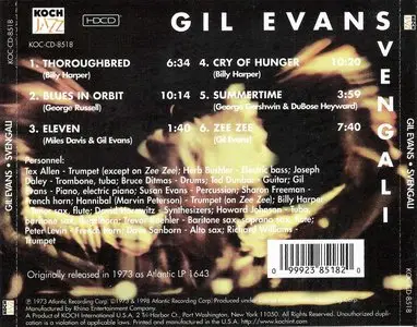 Gil Evans - Svengali (1973) {1999 Koch Jazz} **[RE-UP]**