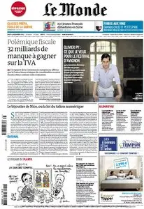 Le Monde + Dossier Vin + Suppléments du Jeudi 19 Septembre 2013