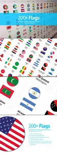 200 Flags From Around The World
