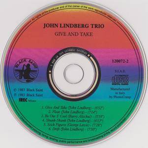 John Lindberg Trio With George Lewis And Barry Altschul - Give And Take (1982)