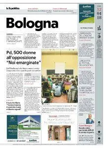 la Repubblica Bologna - 12 Aprile 2018