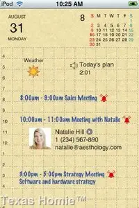 Organizer - Google Calendar™ v4.0 iPhone-iPodTouch