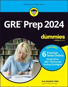 GRE Prep 2024 For Dummies with Online Practice, 12th Edition