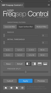 NBP Freqsep Control for Photoshop 2.0.000