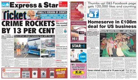 Express and Star Staffordshire Edition – October 20, 2017