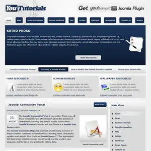 Joomla Template YouJoomla You Tutorials