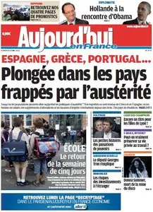 Aujourd'hui en France du Vendredi, 18. Mai 2012