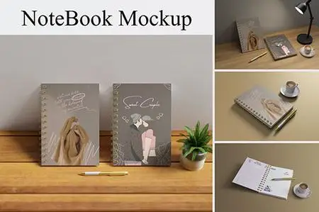 Spiral Notebook Mockup - 02