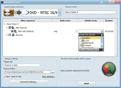VSO Software DVD to DVD 1.4.0.8