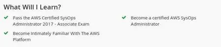 Udemy - AWS Certified SysOps Administrator - Associate 2017
