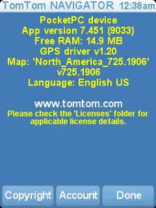 TomTom Map North America v725.1906