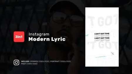 Modern Lyric - Instagram Stories, Portrait, Square 49617470