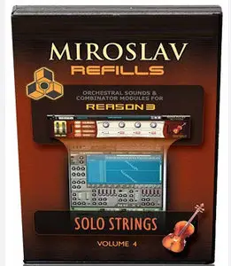 Sonic Reality Miroslav Refills Vol.4 Solo Strings REFiLL DVDR