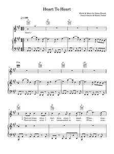 Heart to heart - James Blunt (Piano-Vocal-Guitar (Piano Accompaniment))