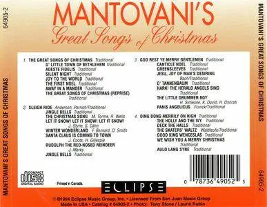 Mantovani's Great Songs Of Christmas (1994) {Eclipse Music Group} **[RE-UP]**