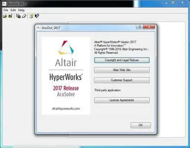 Altair HyperWorks AcuSolve 2017.0