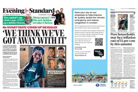 London Evening Standard – May 25, 2022