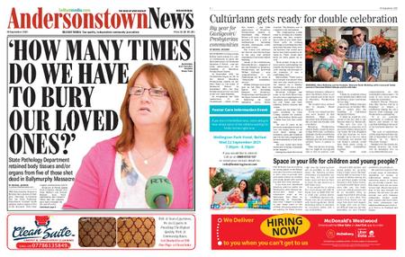 Andersonstown News – September 18, 2021