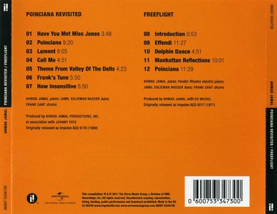 Ahmad Jamal - Poinciana Revisited & Freeflight (1969, 1971) {2011 Impulse! 2-on-1 Remaster}