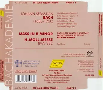 J.S. Bach - Mass in B minor (Helmuth Rilling) [2005] (PS3 SACD rip)