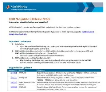 Mathworks MATLAB R2017(a)b Update (3)9