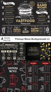 Vectors - Vintage Menu Backgrounds 11