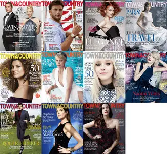 Town & Country USA Magazine - Full Year 2014 Issues Collection (True PDF)