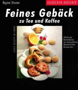 Feines Gebäck zu Tee und Kaffee. Ofenfrische Köstlichkeiten wie Streuselblätter, Beerentörtchen, Knuspertaler... (repost)