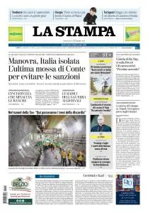 La Stampa Novara e Verbania - 15 Novembre 2018