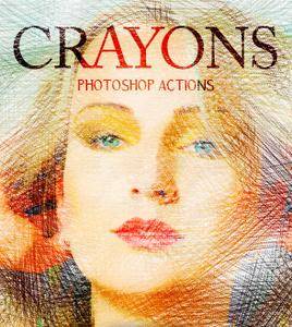 GraphicRiver - Crayons - Photoshop Actions