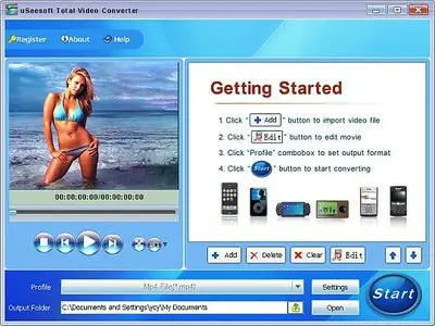 uSeesoft Total Video Converter v1.5.0.3