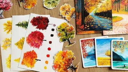 15 Days Of Autumn Trees & Landscape Paintings