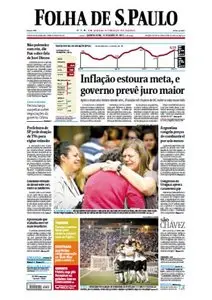 Jornal Folha de São Paulo - 11 de abril de 2013 - Quinta