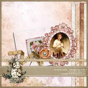 4 Vintage Mini Scrap Kit
