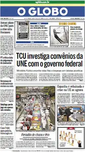 Jornal O Globo - 8 de junho de 2012 - Sexta