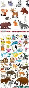 Vectors - Funny Cartoon Animals 29