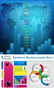 Vectors - Business Backgrounds Set 7