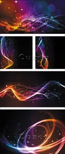 Vector - Dark abstract backgrounds