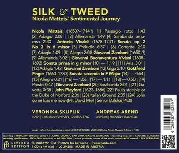 Veronika Skuplik, Andreas Arend - Silk & Tweed: Nicola Matteis Sentimental Journey (2020)