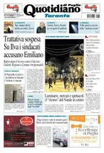 Quotidiano di Puglia Taranto - 30 Novembre 2017