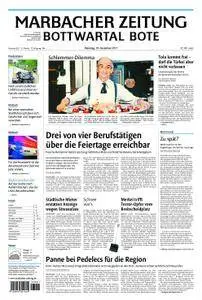 Marbacher Zeitung - 19. Dezember 2017