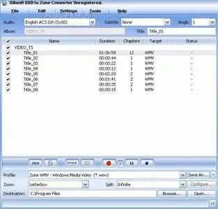Xilisoft DVD To Zune Converter 5.0.33.0418 + Serial