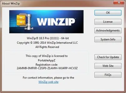 WinZip Pro 18.5 Build 11111 DC 11.11.2014 + Portable