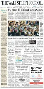 The Wall Street Journal - July 19, 2018