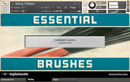 Big Fish Audio Essential Brushes MULTiFORMAT