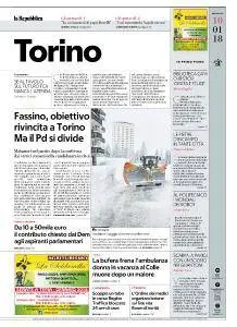 la Repubblica Torino - 10 Gennaio 2018