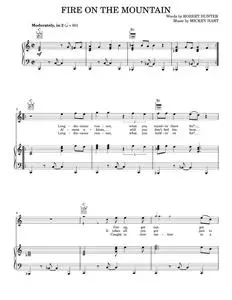 Fire on the mountain - Grateful Dead (Piano-Vocal-Guitar)
