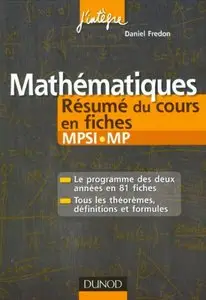 Mathématiques Résumé du cours en fiches MPSI-MP (repost)