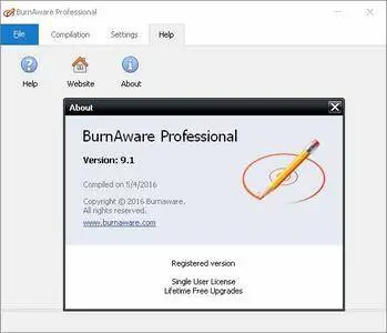 BurnAware Professional 9.1