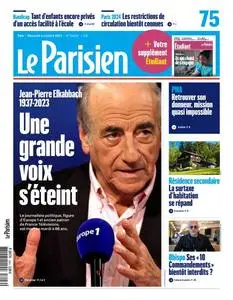 Le Parisien du Mercredi 4 Octobre 2023